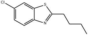 Benzothiazole, 2-butyl-6-chloro- (9CI),51482-94-1,结构式
