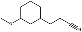 Cyclohexanepropanenitrile, 3-methoxy- (9CI),514848-27-2,结构式