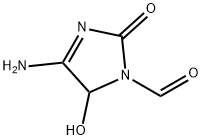 1H-Imidazole-1-carboxaldehyde, 4-amino-2,5-dihydro-5-hydroxy-2-oxo- (9CI),51495-77-3,结构式