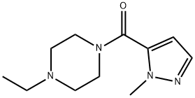 Piperazine, 1-ethyl-4-[(1-methyl-1H-pyrazol-5-yl)carbonyl]- (9CI)|