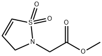 2(3H)-ISOTHIAZOLACETIC ACID, METHYL ESTER, 1,1-DIOXIDE,515130-02-6,结构式