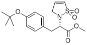 2(3H)-ISOTHIAZOLEACETIC ACID, ALPHA-[[4-(1,1-DIMETHYLETHOXY)PHENYL] METHYL]-, METHYL ESTER, 1,1-DIOXIDE, (ALPHAS) Structure