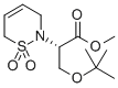 2H-1,2-THIAZINE-2-ACETIC ACID, ALPHA-[(1,1-DIMETHYLETHOXY)METHYL]-3,6-DIHYDRO-, METHYL ESTER, 1,1-DIOXIDE, (ALPHAS) 结构式