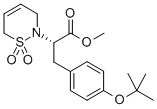 2H-1,2-THIAZINE-2-ACETIC ACID, ALPHA-[[4-(1,1-DIMETHYLETHOXY)PHENYL]METHYL]-3,6-DIHYDRO-, METHYL ESTER, 1,1-DIOXIDE, (ALPHAS) Structure