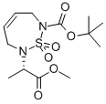 1,2,7-THIADIAZEPINE-2(3H)-아세트산,7-[(1,1-DIMETHYLETHOXY)CARBONYL]-6,7-DIHYDRO-ALPHA-METHYL-,메틸에스테르,1,1-DIOXIDE,(알파)