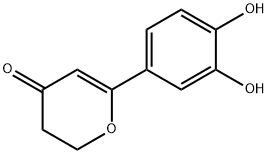 4H-Pyran-4-one, 6-(3,4-dihydroxyphenyl)-2,3-dihydro- (9CI) Structure