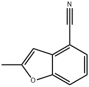 4-Benzofurancarbonitrile,  2-methyl- Structure