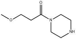 Piperazine, 1-(3-methoxy-1-oxopropyl)- (9CI),51517-07-8,结构式