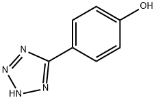 4-(1H-テトラゾール-5-イル)フェノール 化学構造式