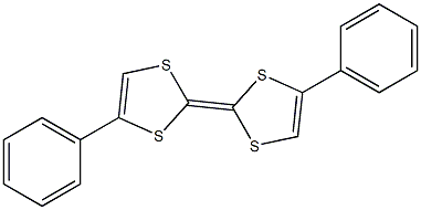 4,4'-ジフェニルテトラチアフルバレン(CIS-,TRANS-混合物) 化学構造式