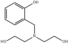 2-[[双(2-羟基乙基)氨基]甲基]苯酚 结构式