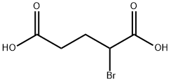 S-2--Bromo Glutaric acid 化学構造式