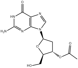 2'-デオキシグアノシン3'-アセタート 化学構造式