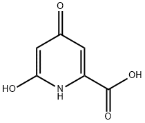 1,4-Dihydro-6-hydroxy-4-oxo-2-pyridinecarboxylic acid Struktur