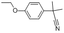 2-(4-ETHOXYPHENYL)-2-METHYL PROPIONITRILE 化学構造式
