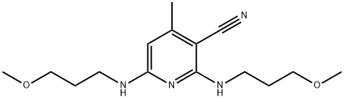 3-CYANO-4-METHYL-2,6-BISMETHOXY PROPYLAMINO PYRIDINE|2,6-双[(3-甲氧基丙基)氨基]-4-甲基-3-吡啶腈