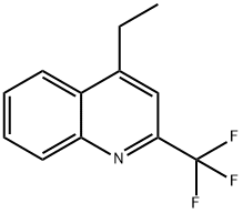 Quinoline, 4-ethyl-2-(trifluoromethyl)- (9CI) Structure
