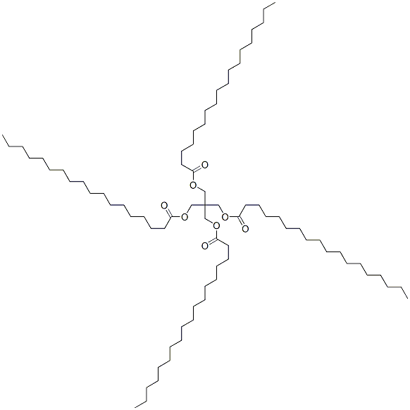 [3-octadecanoyloxy-2,2-bis(octadecanoyloxymethyl)propyl] octadecanoate Structure