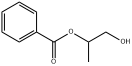 1-hydroxyprop-2-yl benzoate Struktur