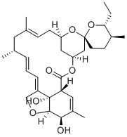 (6R,25R)-5-O-デメチル-28-デオキシ-6,28-エポキシ-25-エチルミルベマイシンB 化学構造式