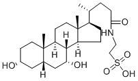 牛磺鹅去氧胆酸, 516-35-8, 结构式