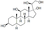 Allopregnane-3B,11B,17ALPHA,20B-21-pentol,516-39-2,结构式