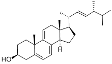 ERGOSTA-5,7,9(11),22-TETRAEN-3-OL;DEHYDROERGOSTEROL (DHE), 516-85-8, 结构式