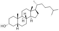 胆甾烷醇, 516-92-7, 结构式