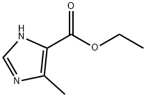 4-甲基-5-咪唑甲酸乙酯 结构式