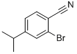 BENZONITRILE, 2-BROMO-4-(1-METHYLETHYL)- 化学構造式