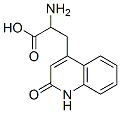 2-氨基-3-(1,2-二氢-2-氧喹啉-4-基)丙酸, 5162-90-3, 结构式