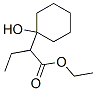 ethyl alpha-ethyl-1-hydroxycyclohexaneacetate Structure