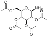 BETA-D-吡喃葡萄糖基胺 2,3,4,6-四乙酸酯,51642-81-0,结构式