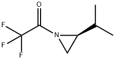 Aziridine, 2-(1-methylethyl)-1-(trifluoroacetyl)-, (2S)- (9CI) Structure