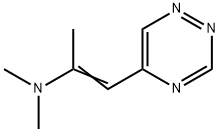 N,N-Dimethyl-1-(1,2,4-triazin-5-yl)-1-propen-2-amine,51659-18-8,结构式