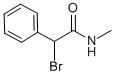 2-ブロモ-N-メチル-2-フェニルアセトアミド 化学構造式