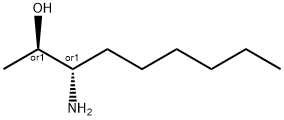 RAC ERYTHRO-3-AMINONONAN-2-OL 化学構造式