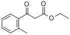 3-オキソ-3-(2-メチルフェニル)プロピオン酸エチル 化学構造式
