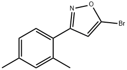 5-BROMO-3-(2,4-DIMETHYLPHENYL)ISOXAZOLE,51725-97-4,结构式