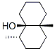 (4alpha,4abeta,8abeta)-octahydro-4,8a-dimethyl-4a(2H)-naphthol Struktur