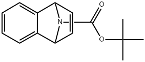 Naphthalen-1,4-iMine-9-carboxylic acid, 1,4-dihydro-, 1,1-diMethylethyl ester 化学構造式