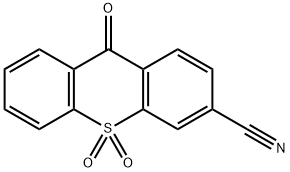 9-OXO-9H-THIOXANTHENE-3-CARBONITRILE-10,10-DIOXIDE Struktur