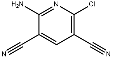 2-氨基-6-氯-3,5-二氰基吡啶, 51768-01-5, 结构式