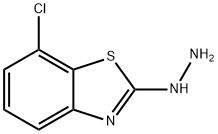 2(3H)-Benzothiazolone,7-chloro-,hydrazone(9CI),51769-39-2,结构式