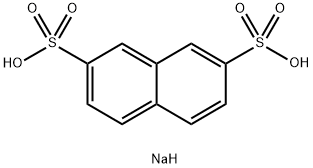 naphthalene-2,7-disulphonic acid, sodium salt Struktur