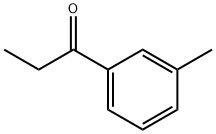 1-(3-メチルフェニル)-1-プロパノン 化学構造式