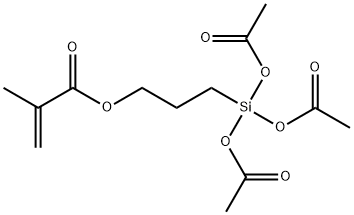 3-[tris(acetoxy)silyl]propyl methacrylate Structure