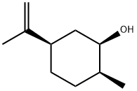 (1R,2S,5R)-5-Isopropenyl-2-methylcyclohexanol Struktur