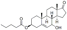 Androst-5-en-17-one,7-hydroxy-3-[(1-oxopentyl)oxy]-,(3beta)-(9CI) 结构式