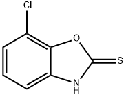 7-CHLORO-2-MERCAPTOBENZOXAZOLE  97 化学構造式